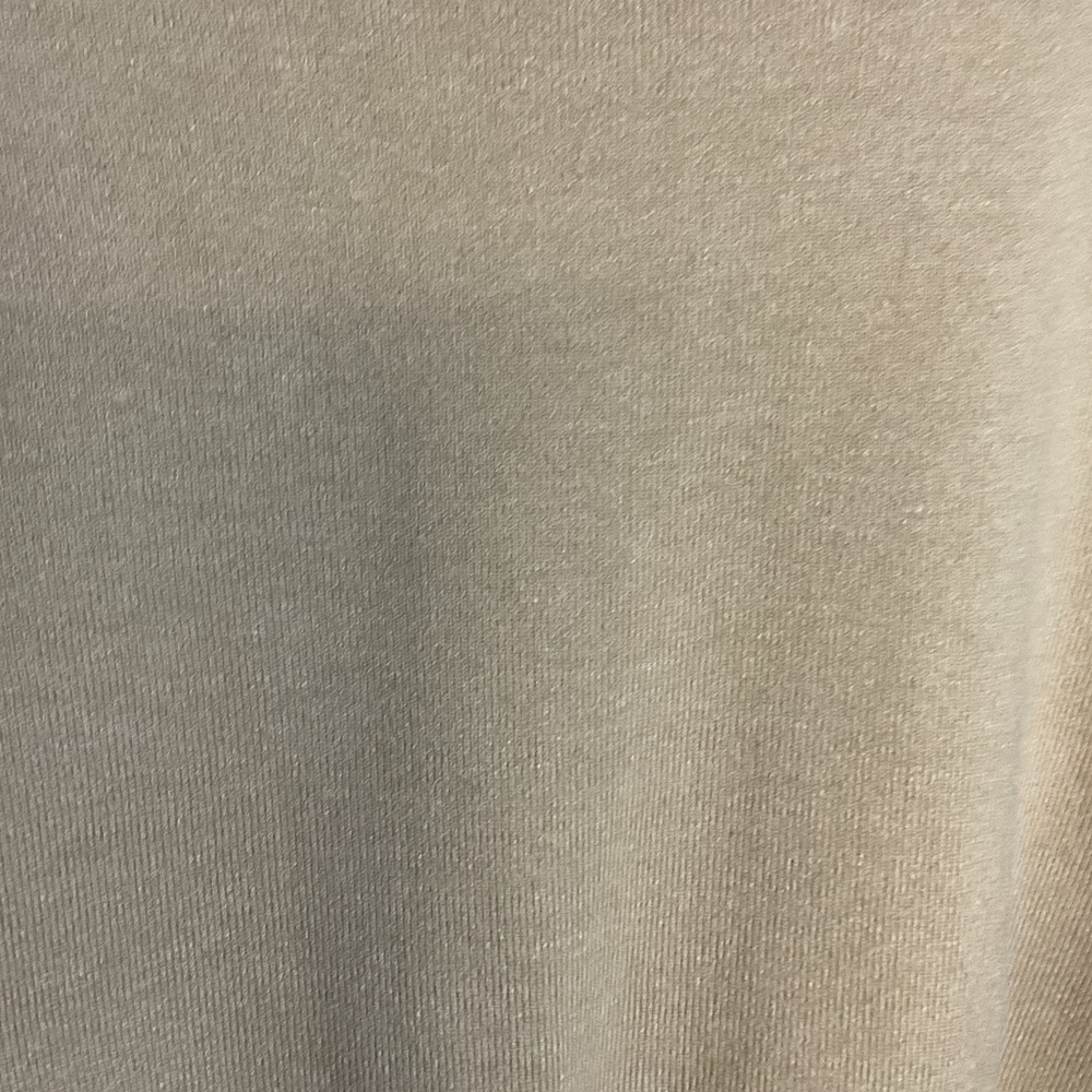 Line and Dot Favorite Off Shoulder Sweater Taupe Large Asymmetrical Tan - Picture 9 of 16